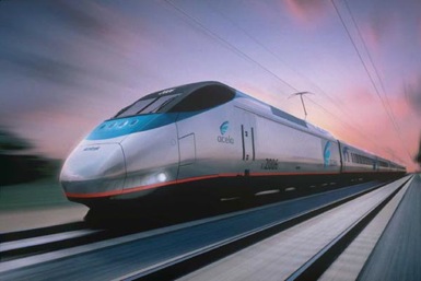 The Acela is the first high-speed train in the United States