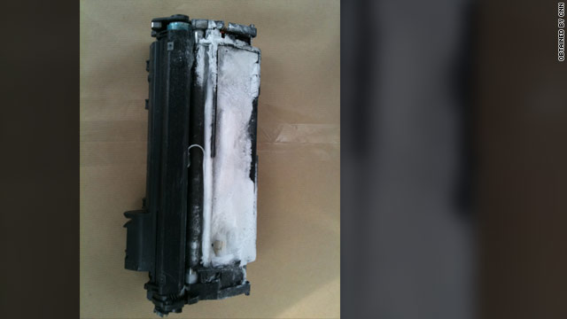 Packages were stopped that were on their way to the United States.